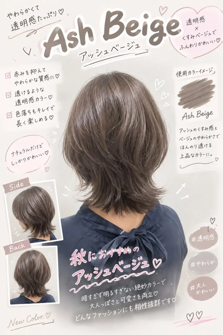 ミディアム カラー ブラウンカラー 🫧おおにし みか🫧のヘアスタイル