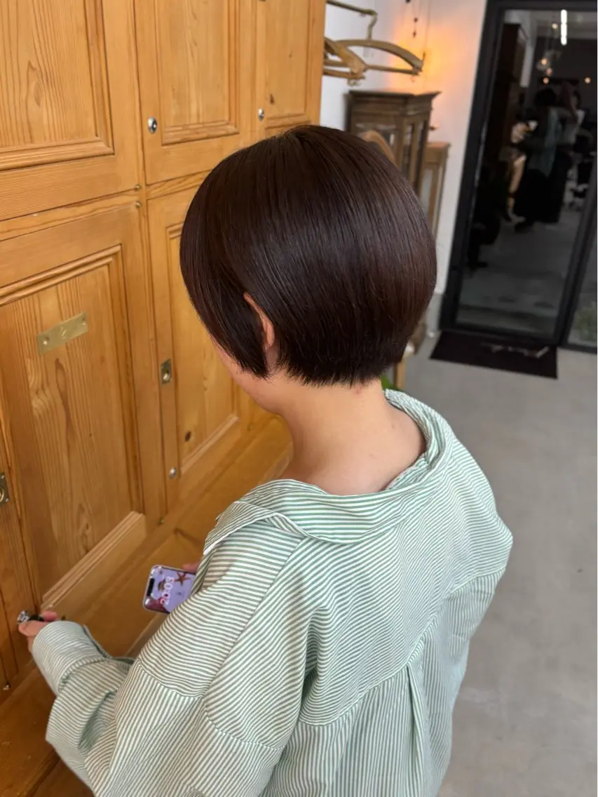 ショート カット 成美/ カットモデルさん募集のヘアスタイル