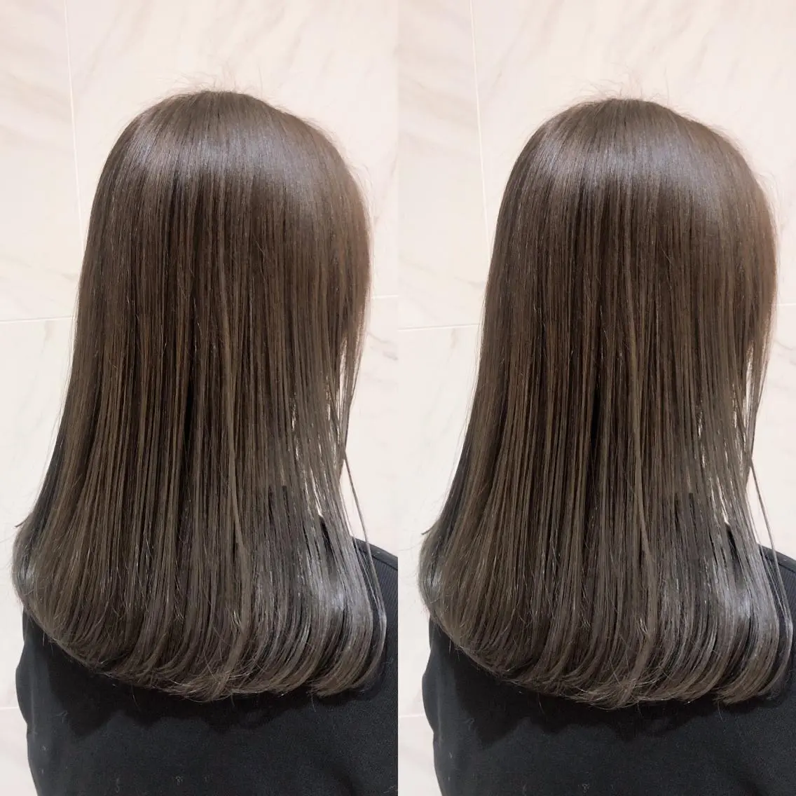 💚髪質改善menu💚骨格補正カット➕イルミナ/アディクシーカラー➕N.ケラファリン　髪質改善トリートメントの写真