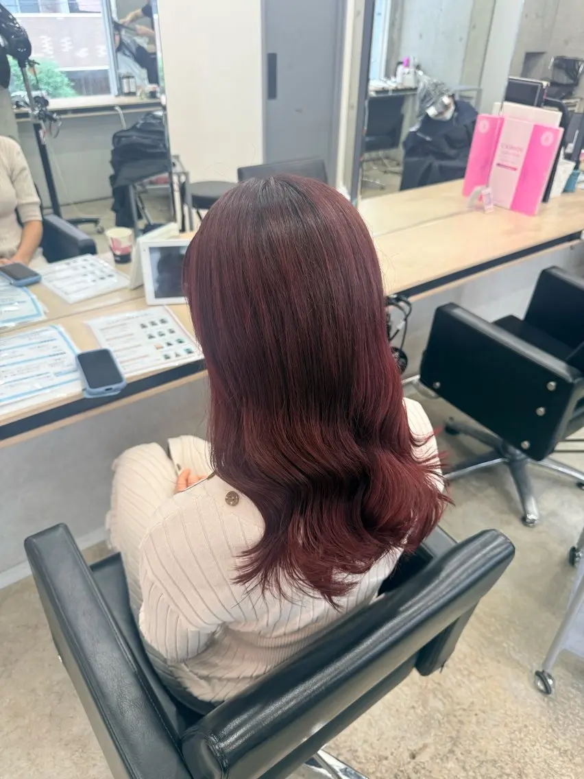 セミロング カット ヘアカラー トリートメント 💗NANA💗艶髪 /ダブルカラー/赤羽のヘアスタイル