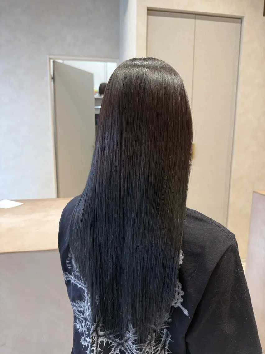 ロング カラー ヘアカラー ECLAT 浦谷アキコのヘアスタイル