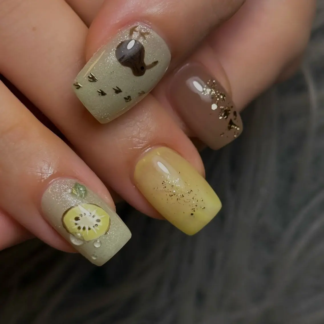 ネイル ニュアンスネイル オフィスネイル 夏ネイル ハンドネイル nail salon h🎀小夏のネイルデザイン