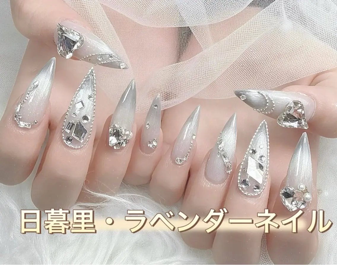 ネイル ラベンダー💖日暮里 ルル💖ネイルのネイルデザイン