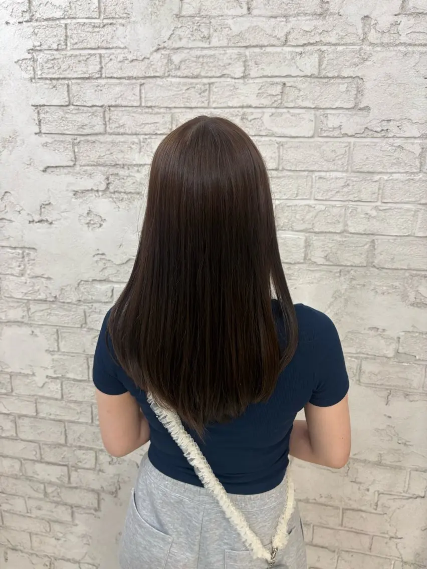 ロング カット ヘアカラー トリートメント 艶カラー/縮毛矯正 🩶Kai🐏のヘアスタイル