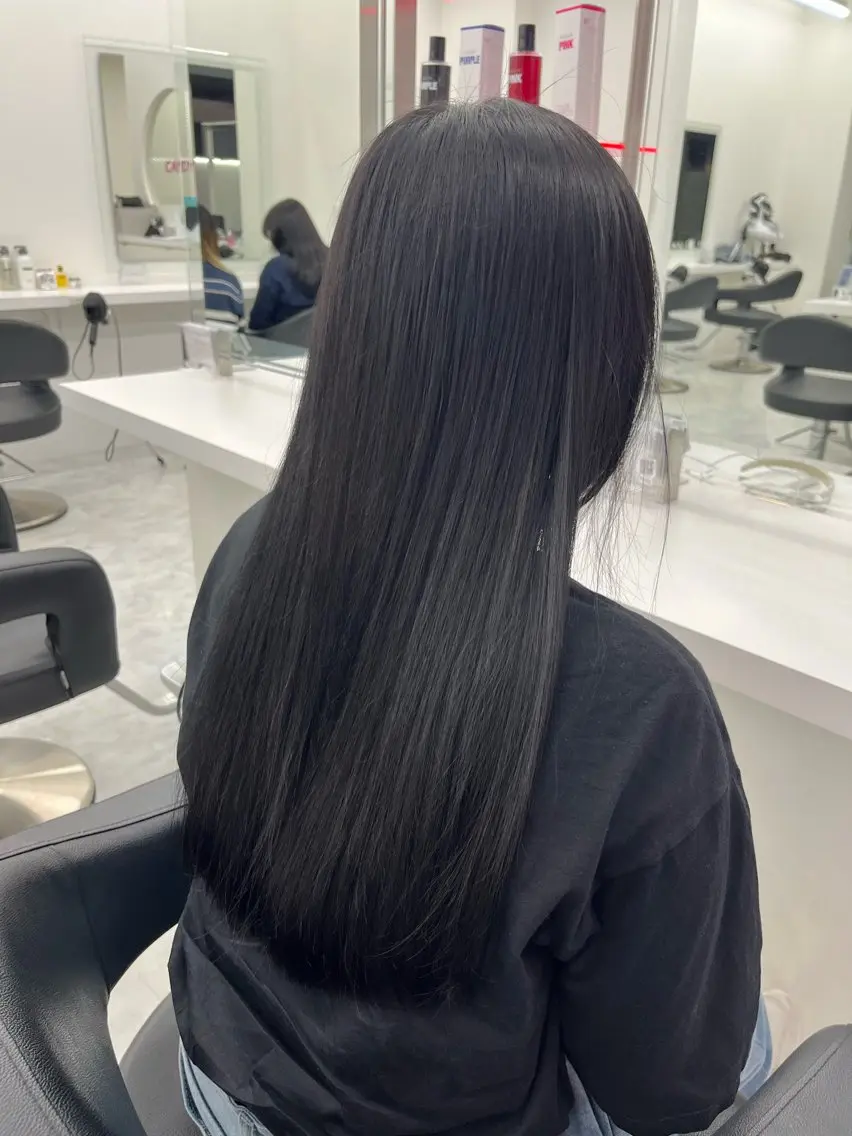 ロング カラー 黒髪 💖トレンド春夏 カラー💖FUTAのヘアスタイル