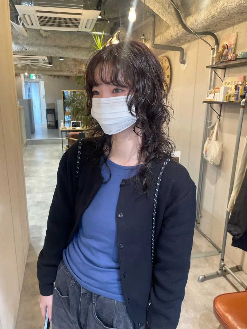 セミロング ヘアカラー トリートメント 透明感カラー 🦋AYAのヘアスタイル