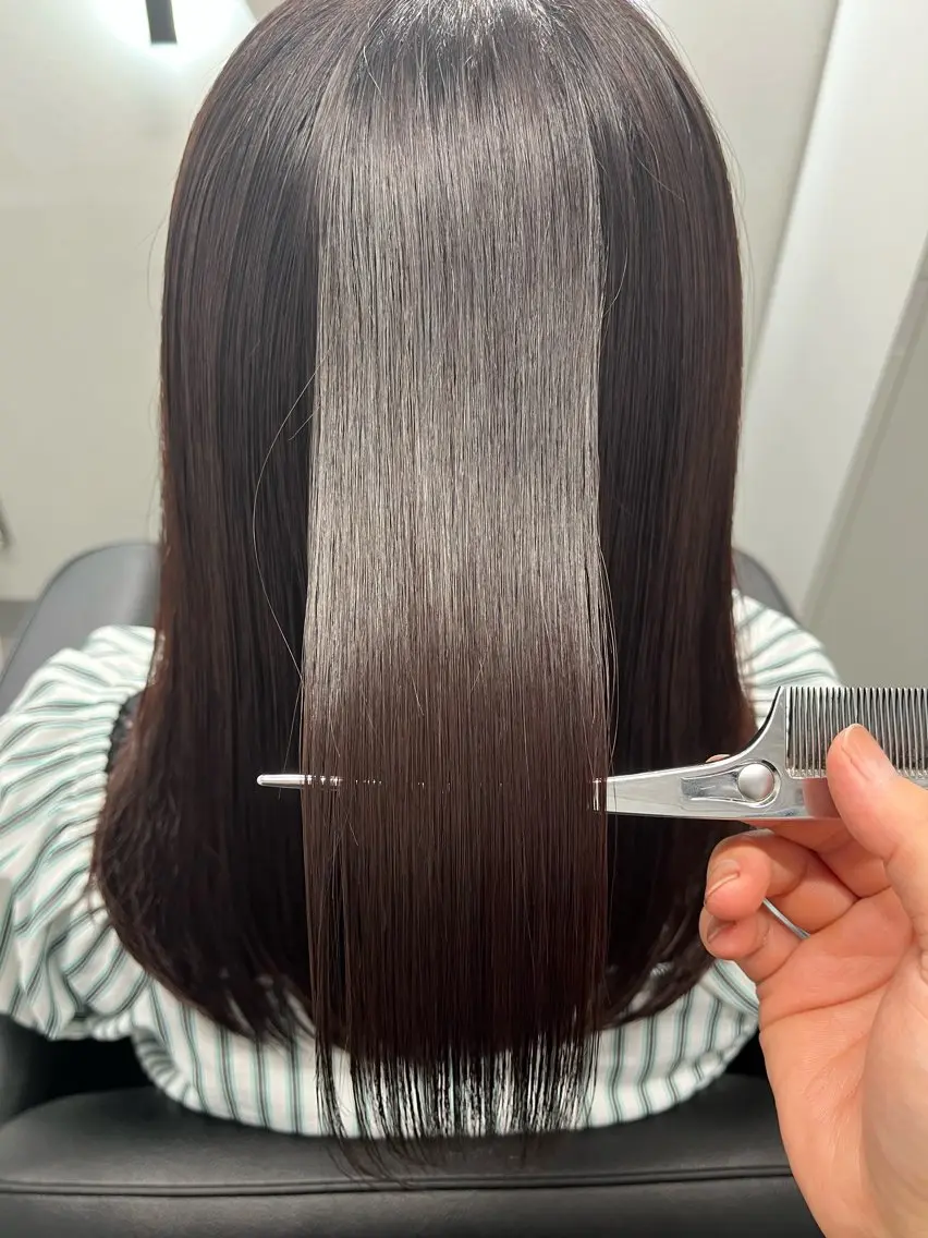 ミディアム トリートメント 酸熱トリートメント カット ヘアカラー トリートメント 🐾 atsuyaのヘアスタイル