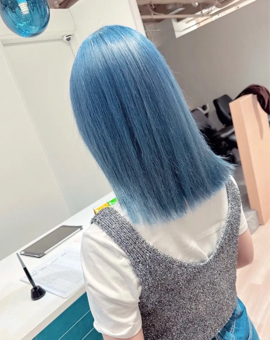 ミディアム カラー ヘアカラー レイヤー/ショート chere狭山のヘアスタイル