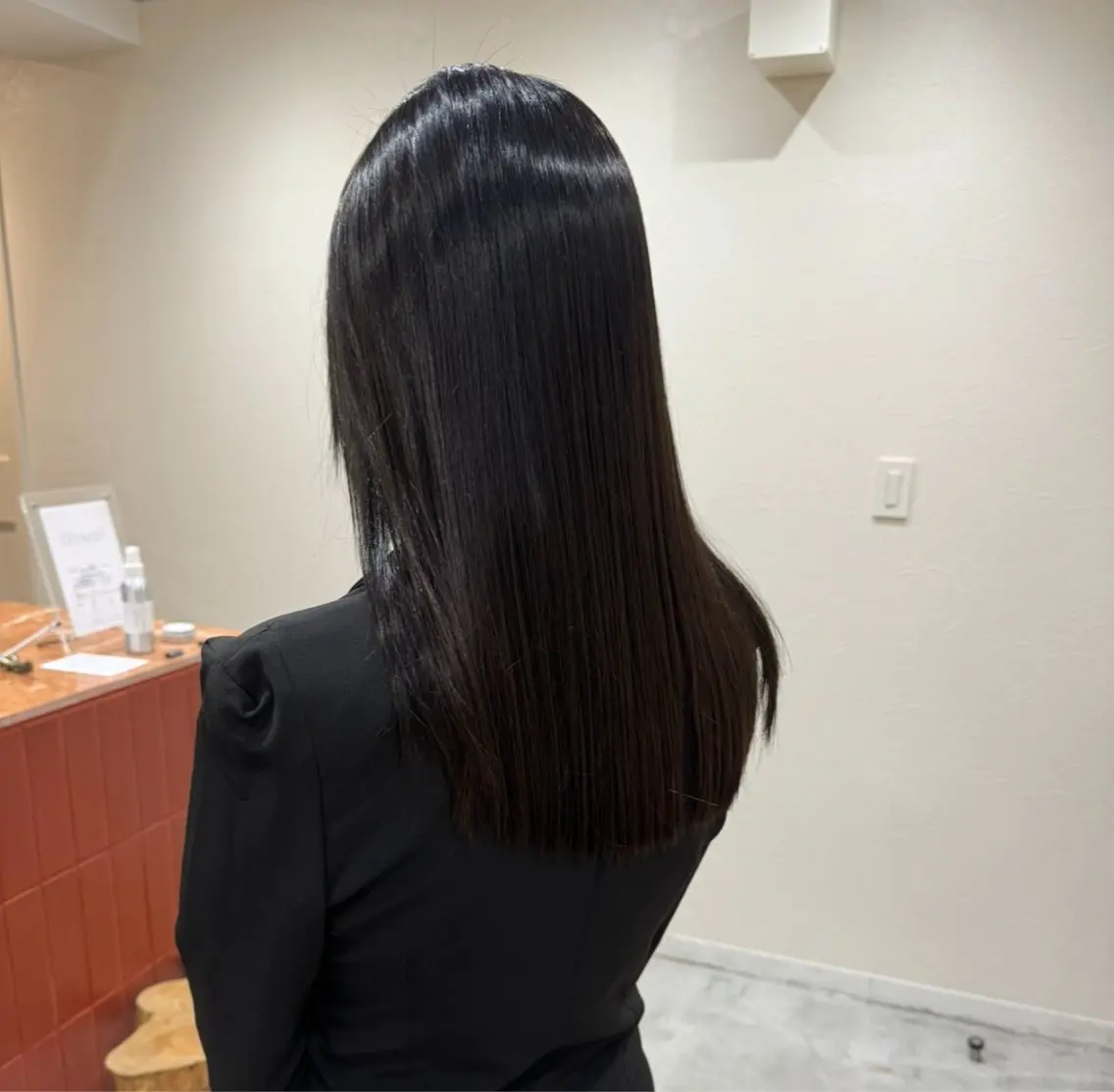 ミディアム 髪質改善 トリートメント トリートメント 透明感カラー ☆akoのヘアスタイル