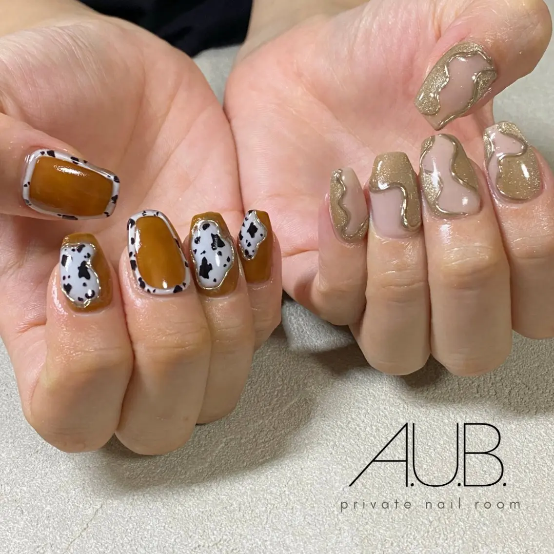 ネイル ハンドネイル A.U.B. satoのネイルデザイン