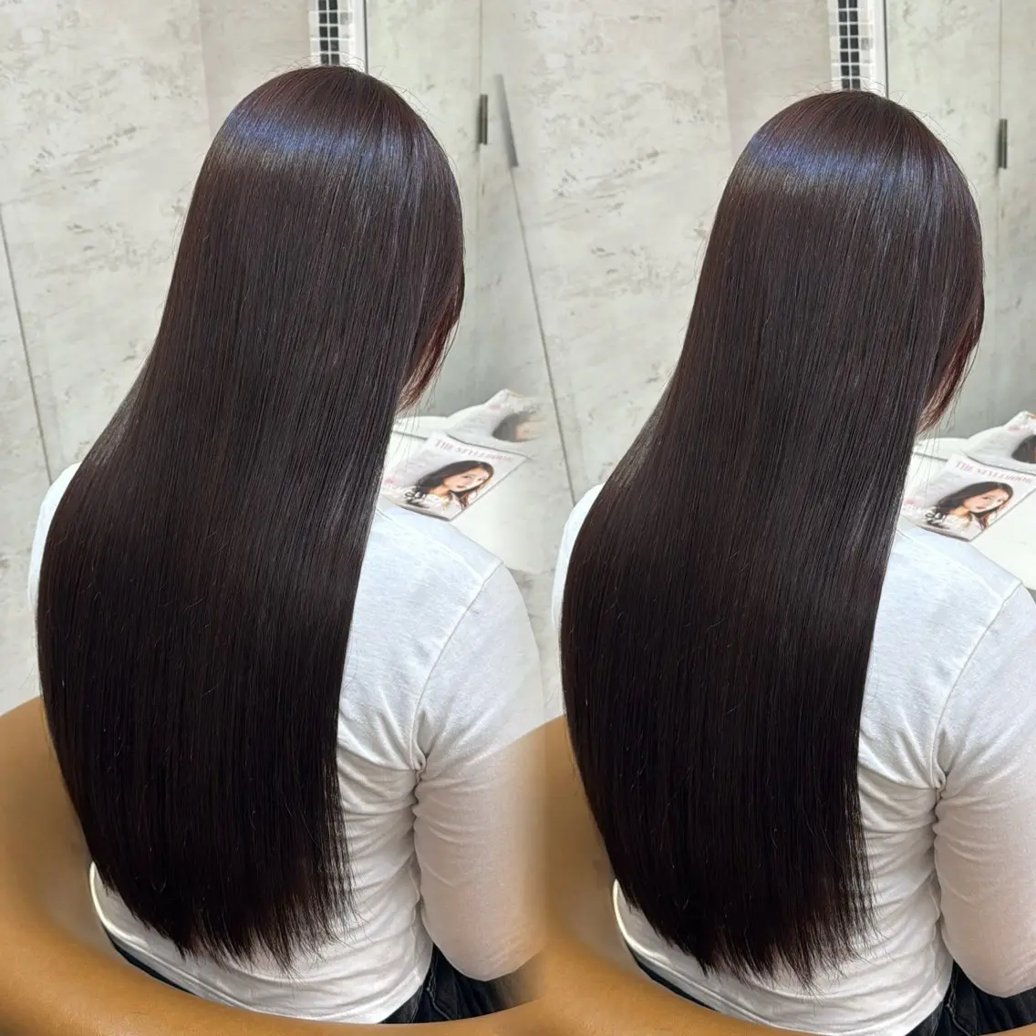 ロング カラー パーマ 透明感カラー 縮毛矯正 カット ヘアカラー 縮毛矯正 トリートメント 縮毛矯正/艶髪/ 透明感カラー/たくまのヘアスタイル