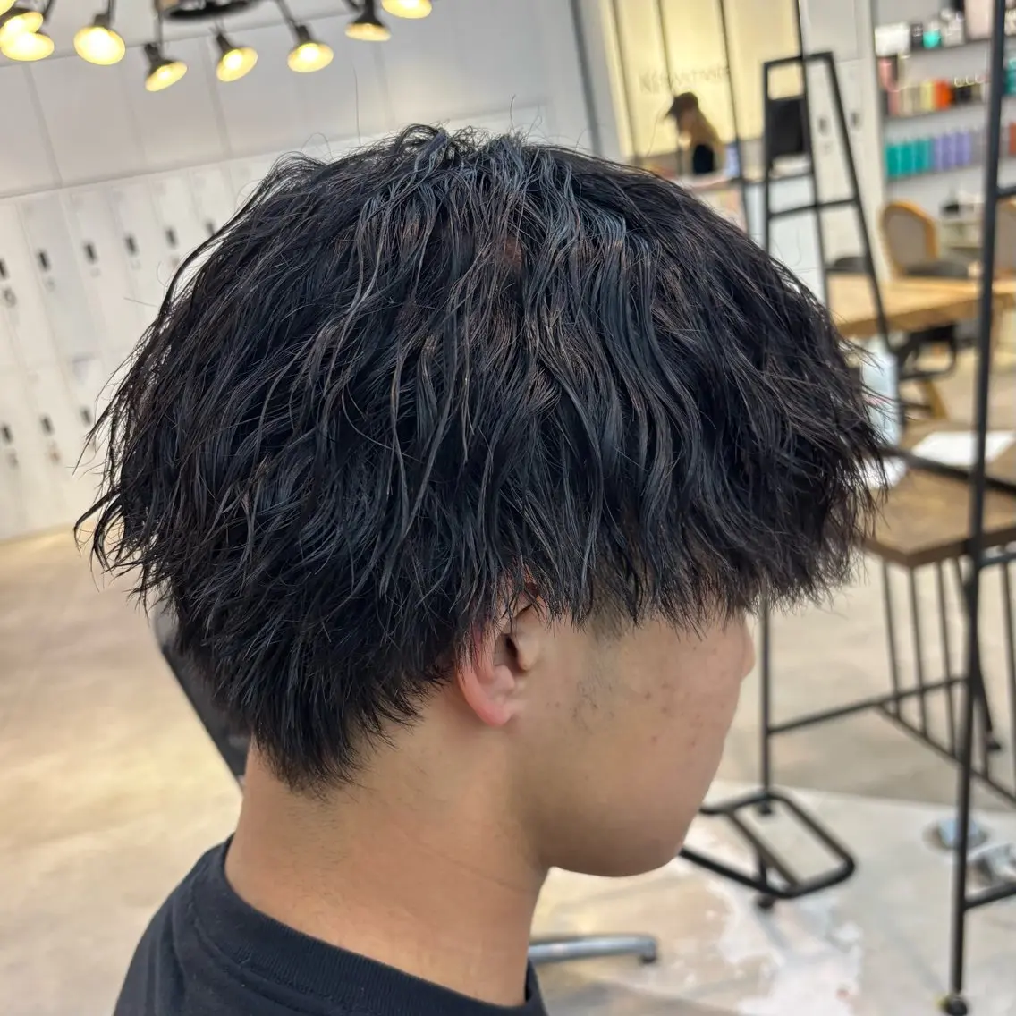 パーマ メンズ カット パーマ メンズパーマ/ メッシュ📍ﾕﾘのヘアスタイル