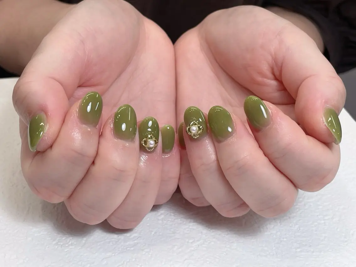 ネイル チークネイル 長さ出し フレンチネイル ジェルネイル 韓国ネイル 中野駅から2分 MEO NAILのネイルデザイン