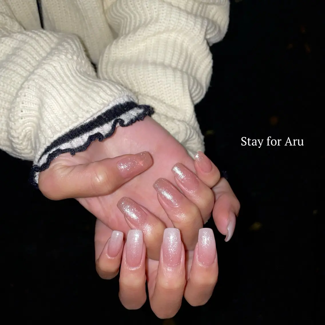 ネイル ラメ(グリッター) ワンカラーネイル シンプルネイル Aly .のネイルデザイン