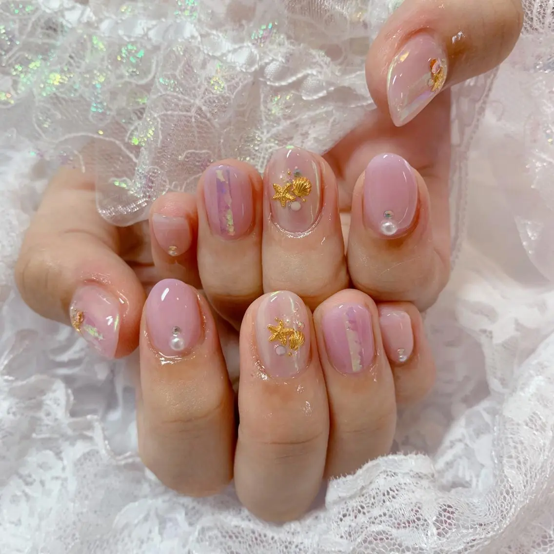 ネイル ハンドネイル La neige* yuki 🐩🌙のネイルデザイン