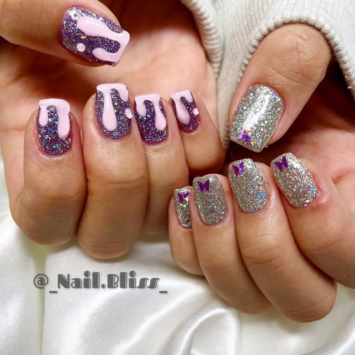 ネイル ぷっくりネイル ハンドネイル NAIL BLISSのネイルデザイン