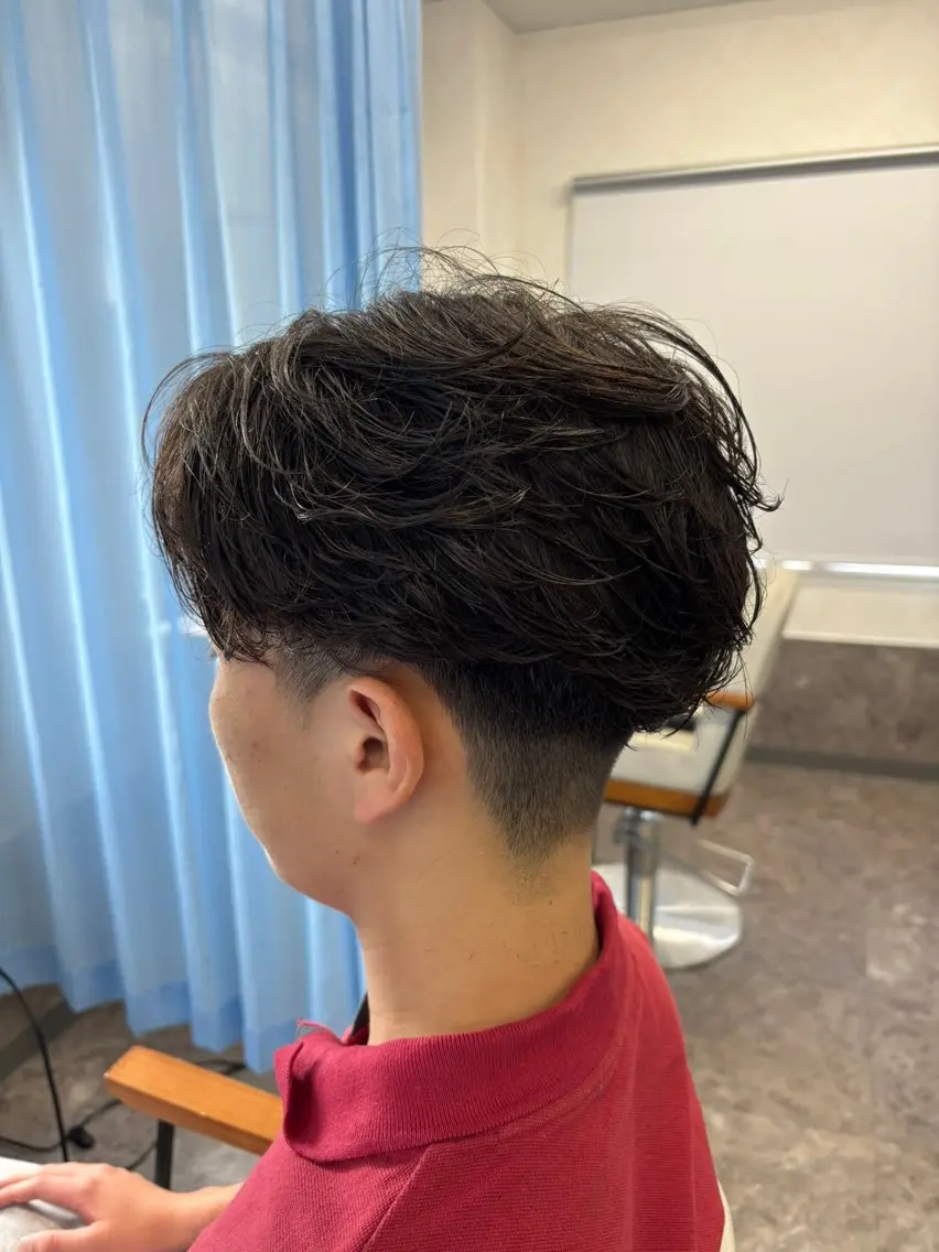 メンズカット＋ニュアンスorフェザーパーマの写真