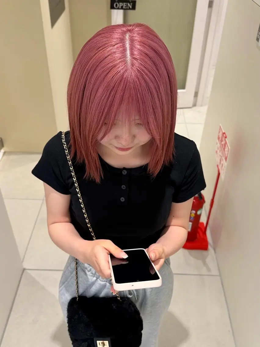 ロング カラー ヘアアレンジ ブリーチ カット ヘアカラー トリートメント ヘアセット 天神レイヤーカット No.1💖マユカのヘアスタイル