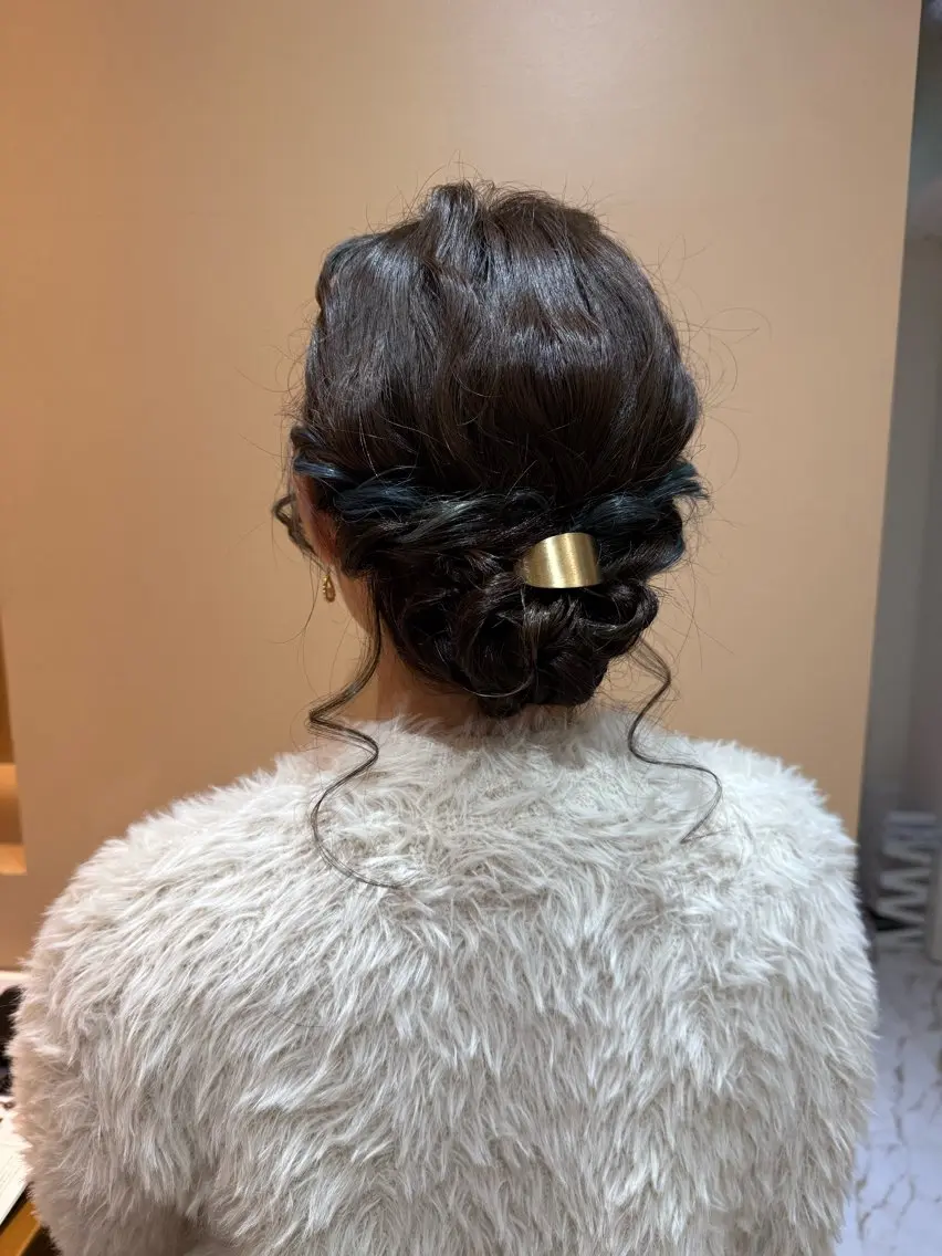ヘアセットの写真