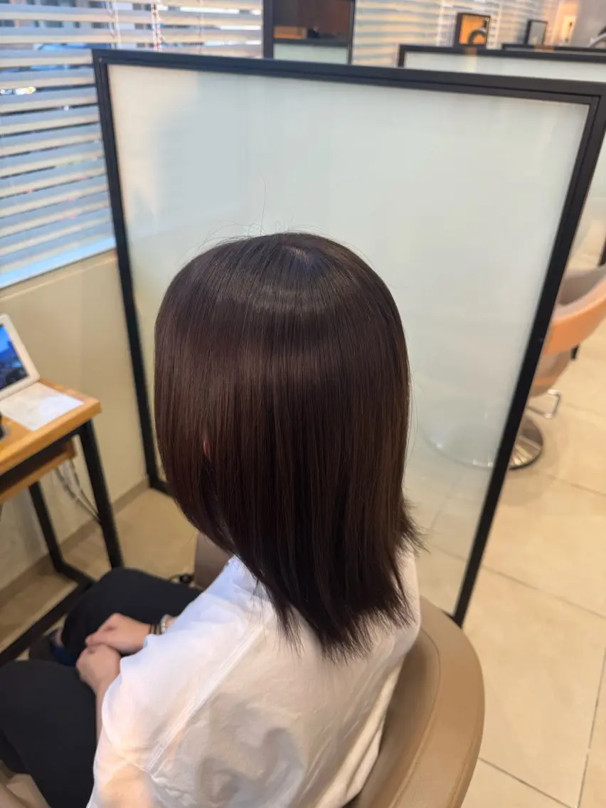 ミディアム 🫧艶髪カラー🫧 ココノのヘアスタイル