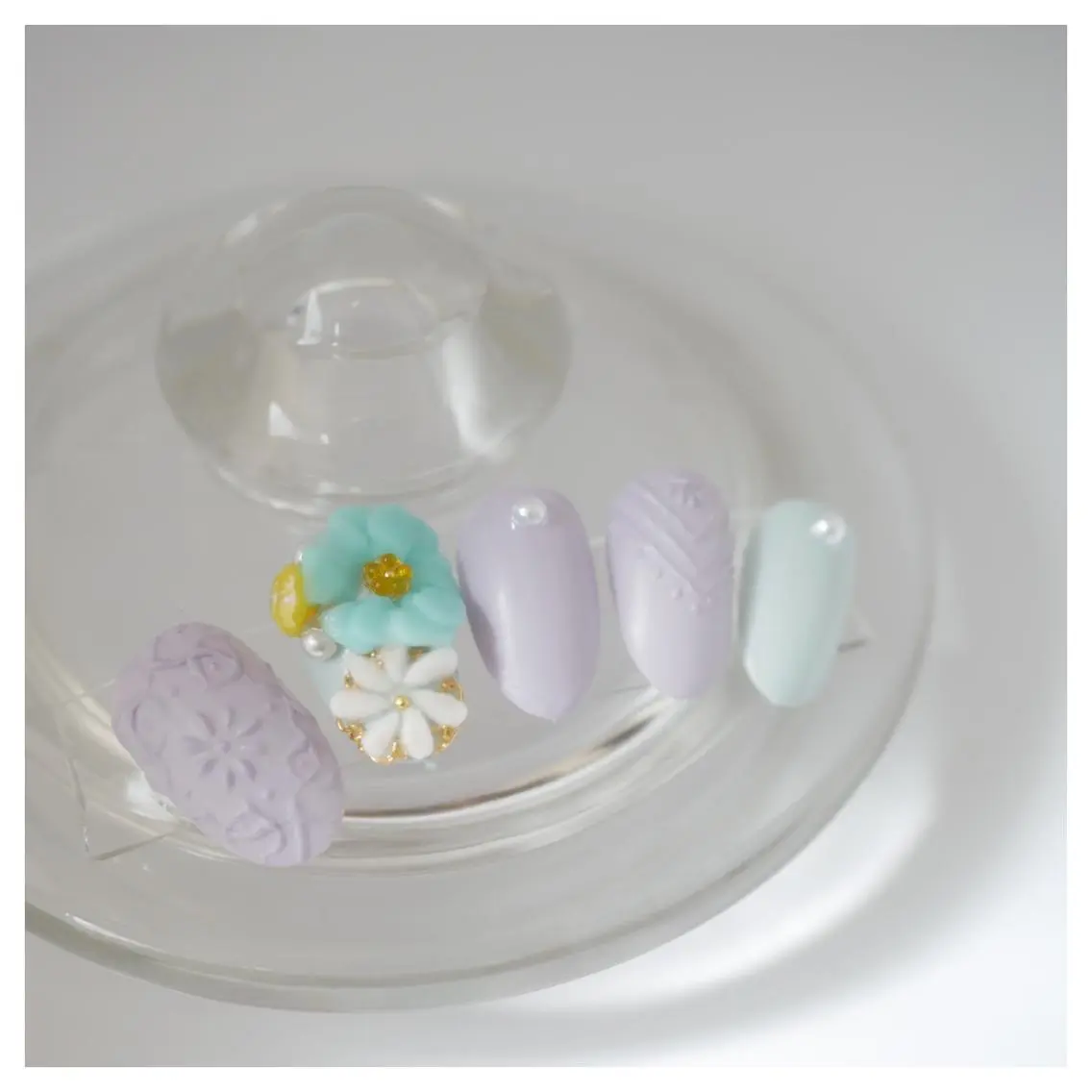 ネイル フラワーネイル Nail salon Rilaのネイルデザイン