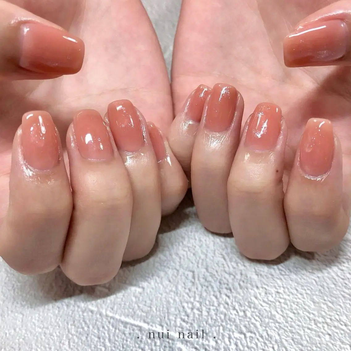 ネイル ニュアンスネイル ワンカラーネイル nui nailのネイルデザイン