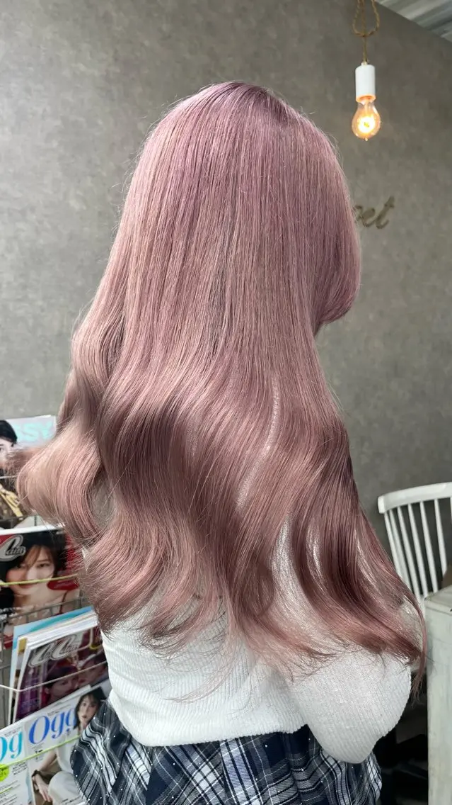 ロング ヘアカラー 中道 晶のヘアスタイル