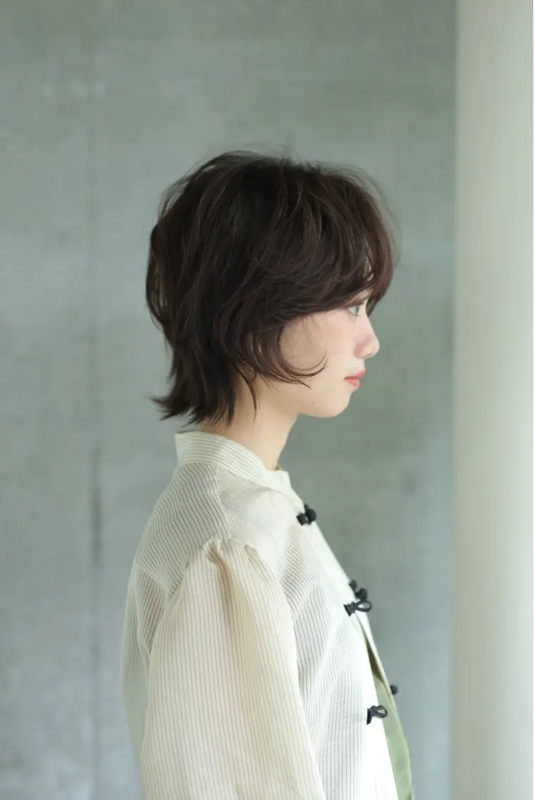 ショート ショートヘア ウルフカット 無料カットウルフ SHUNSUKEのヘアスタイル