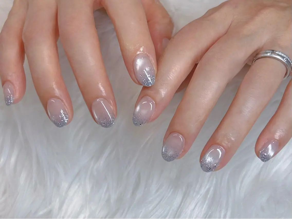 ネイル ラメ(グリッター) ハンドネイル Neolive rita🐾Eimiのネイルデザイン