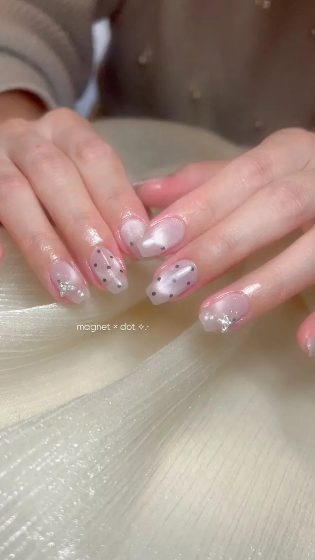 ネイル アートネイル マグネットネイル Nail by EN 🪽Amiのネイルデザイン