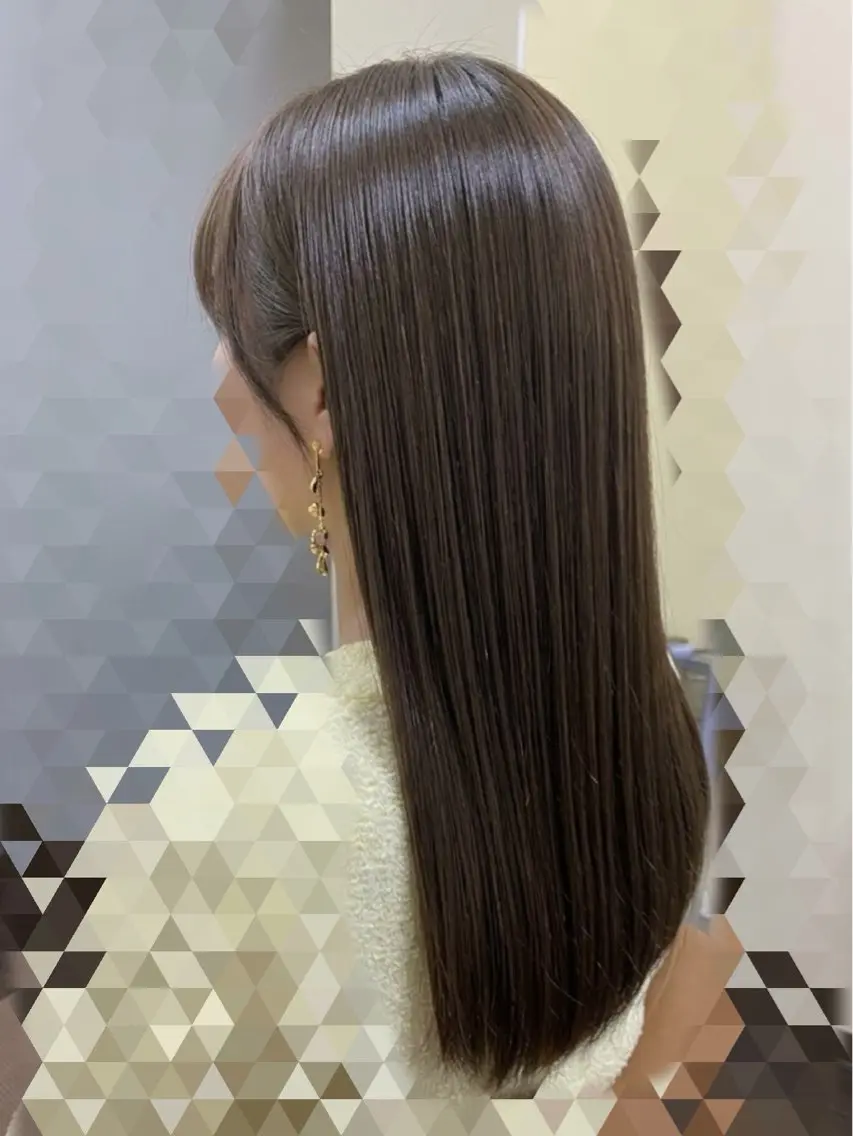 女性限定。カット縮毛矯正のメニューになります。の写真