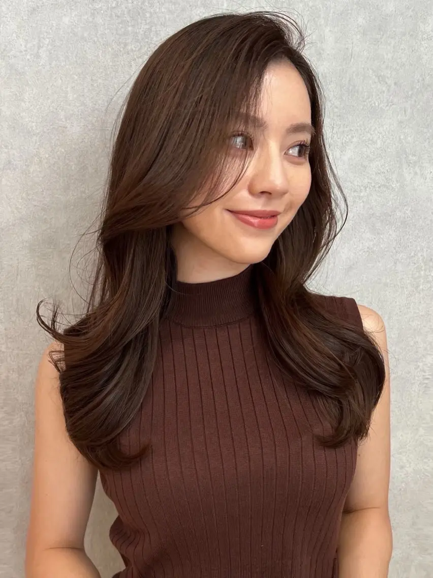 ロング カラー ヘアアレンジ ⭐️巻ける縮毛矯正/ レイヤー to-kiのヘアスタイル