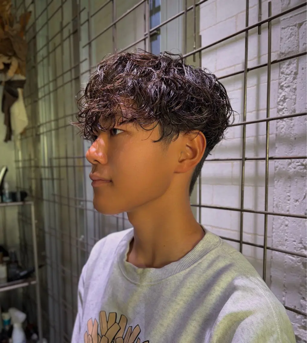 パーマ メンズ メンズパーマ カット パーマ UMM daichi メンズパーマのヘアスタイル