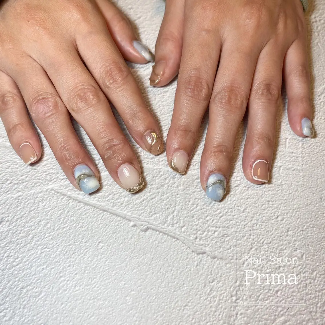 ショート ネイル SalonPrima 西院Nail&Eyeのネイルデザイン