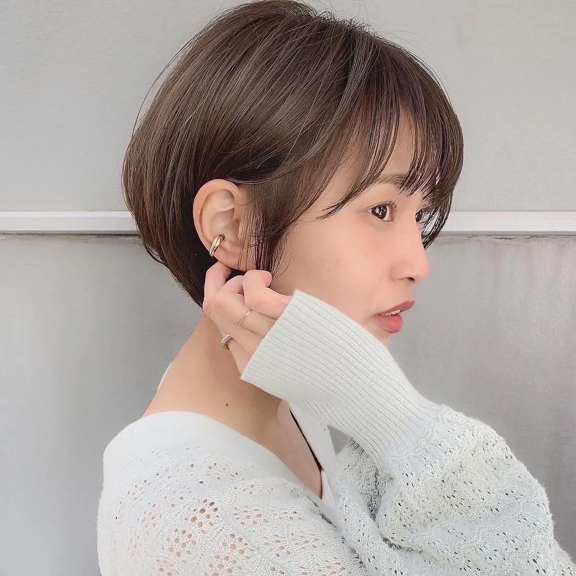 ショート カラー 立川✨ブリーチ・ ケアブリーチ✨のヘアスタイル