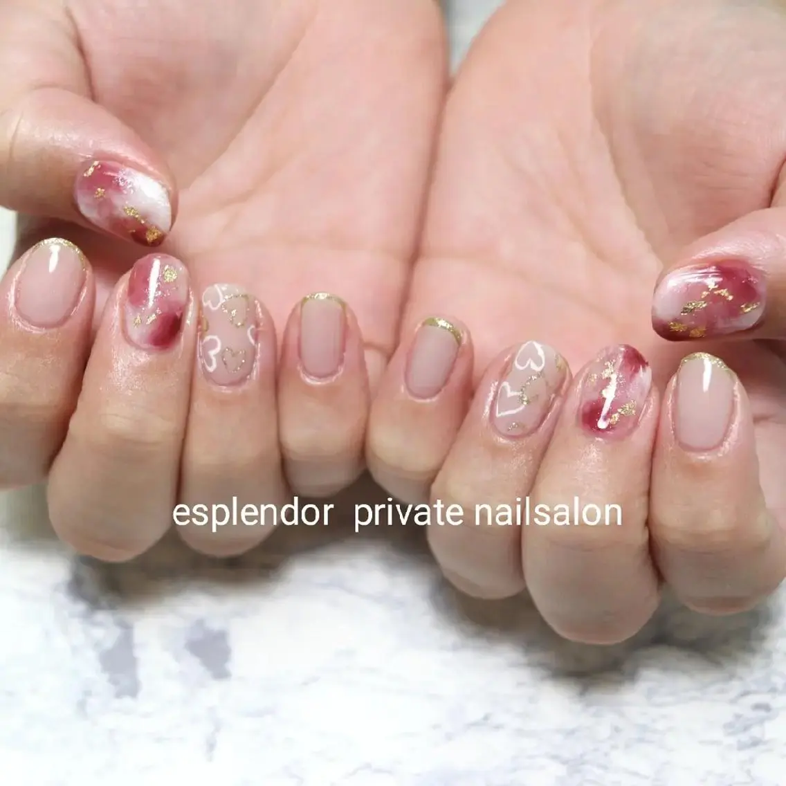ネイル ニュアンスネイル esplendor  小野寺のネイルデザイン