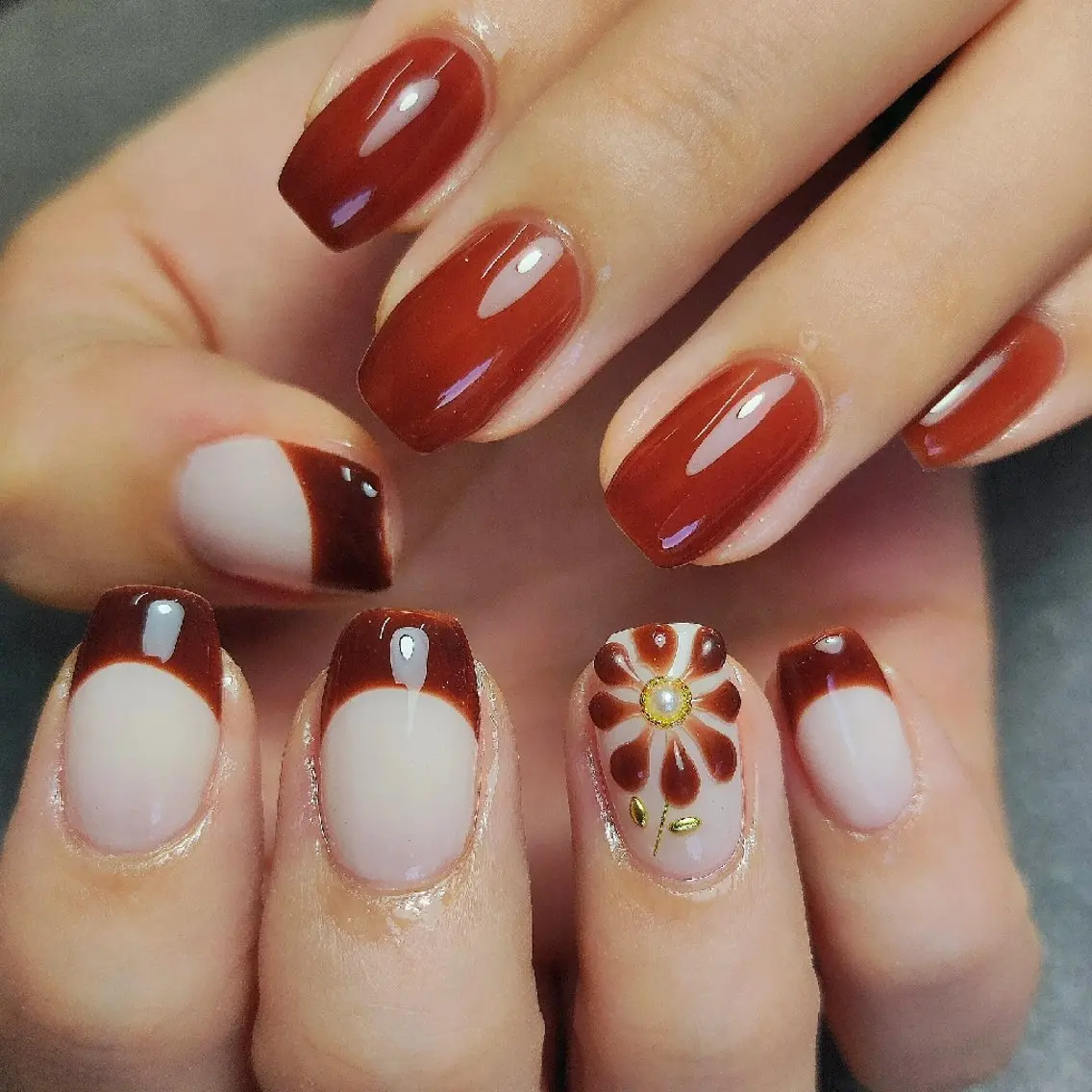 ネイル フラワーネイル ぷっくりネイル 個人サロン saltnailのネイルデザイン