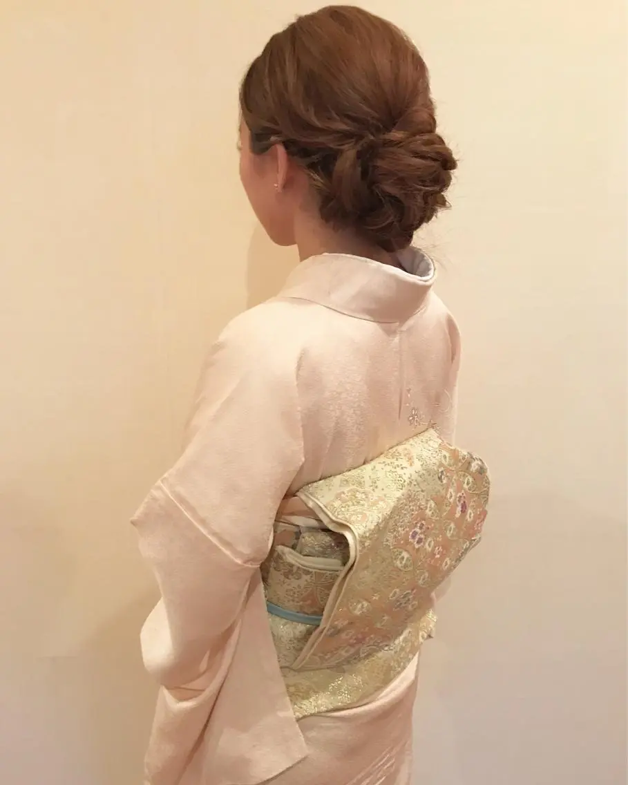 着物、のお着付け👘とヘアセット🎀✨✨の写真