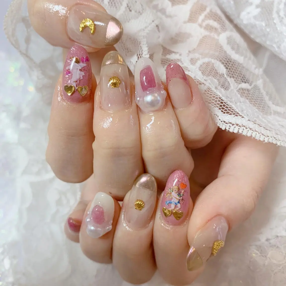 ネイル ハンドネイル La neige* yuki 🐩🌙のネイルデザイン