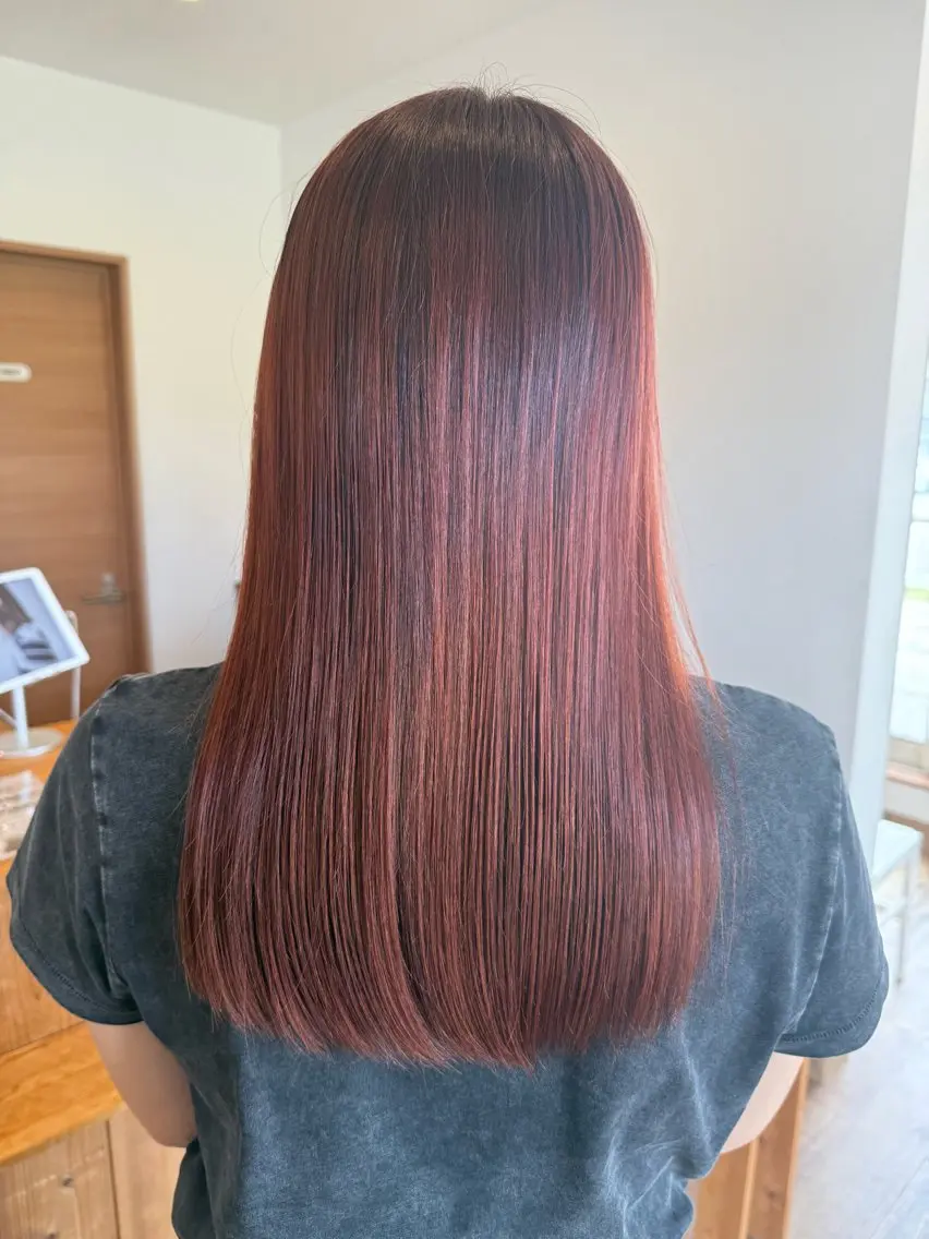 カラー ヘアカラー タガミ リンカのヘアスタイル