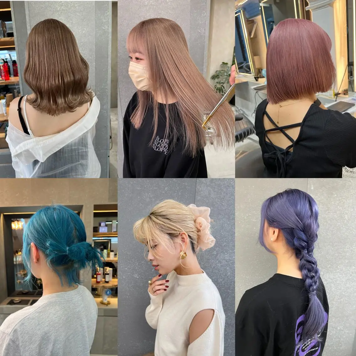 ロング カット ヘアカラー トリートメント 低ダメージカラー Yoshidaのヘアスタイル