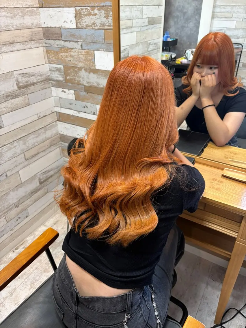 ロング カット ヘアカラー トリートメント 渡邉 三香子のヘアスタイル