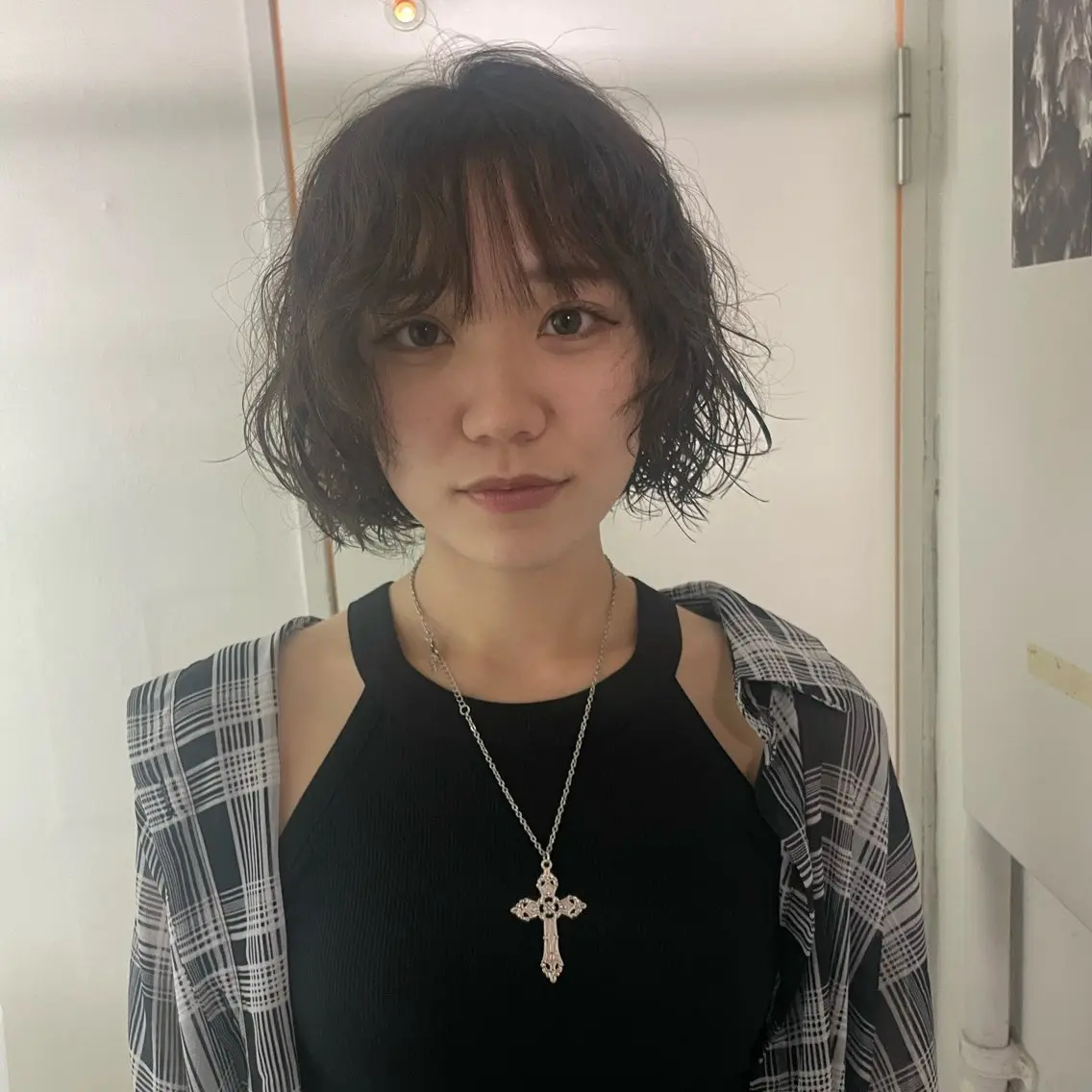 ミディアム カット ヘアカラー 🐶メンズカット SYUMA🐶のヘアスタイル