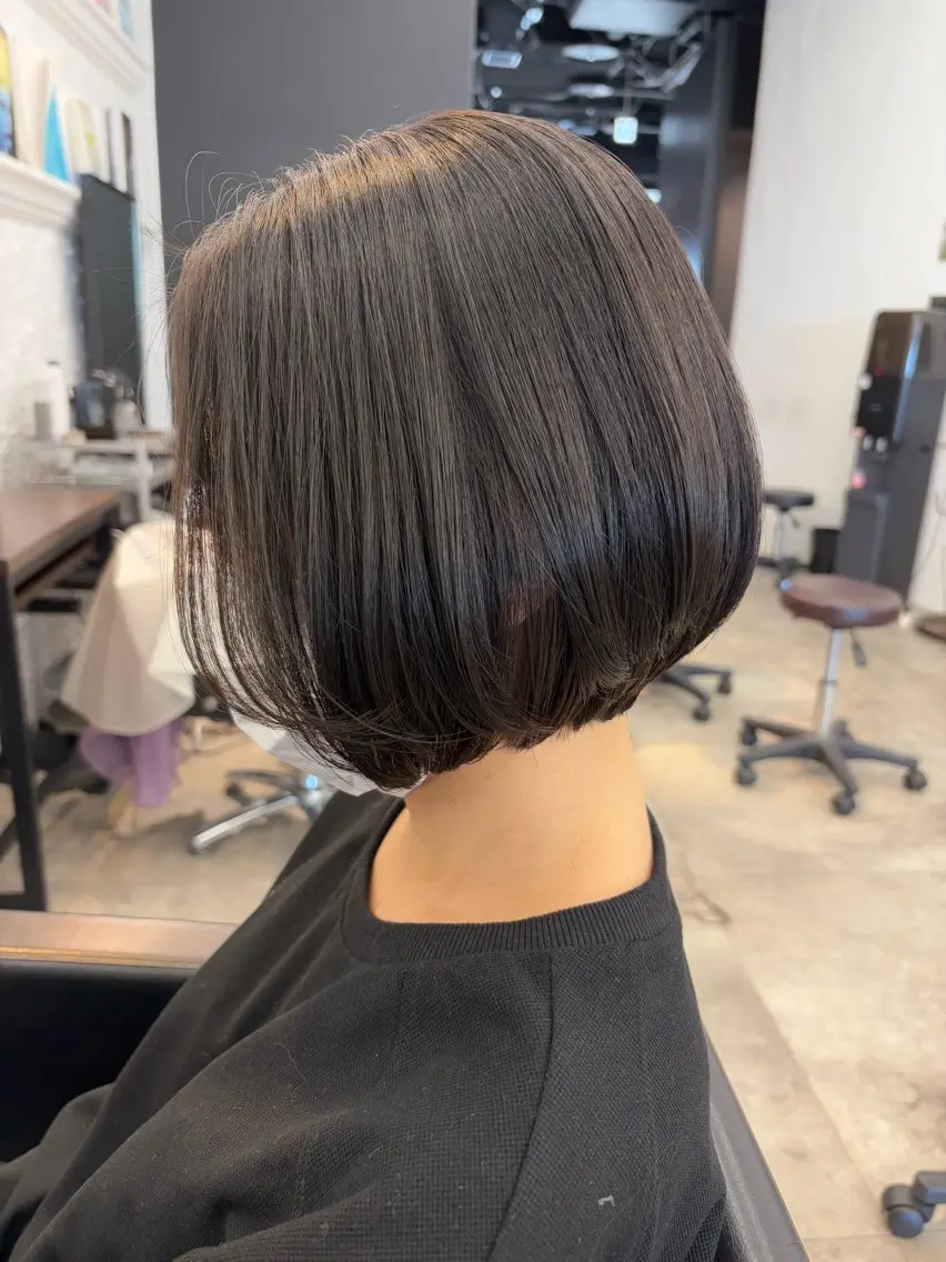 ショート カラー ヘアアレンジ ショートボブ ボブ ショートヘア 🌱ボブ/レイヤー/ ベージュ/あやみ✨のヘアスタイル