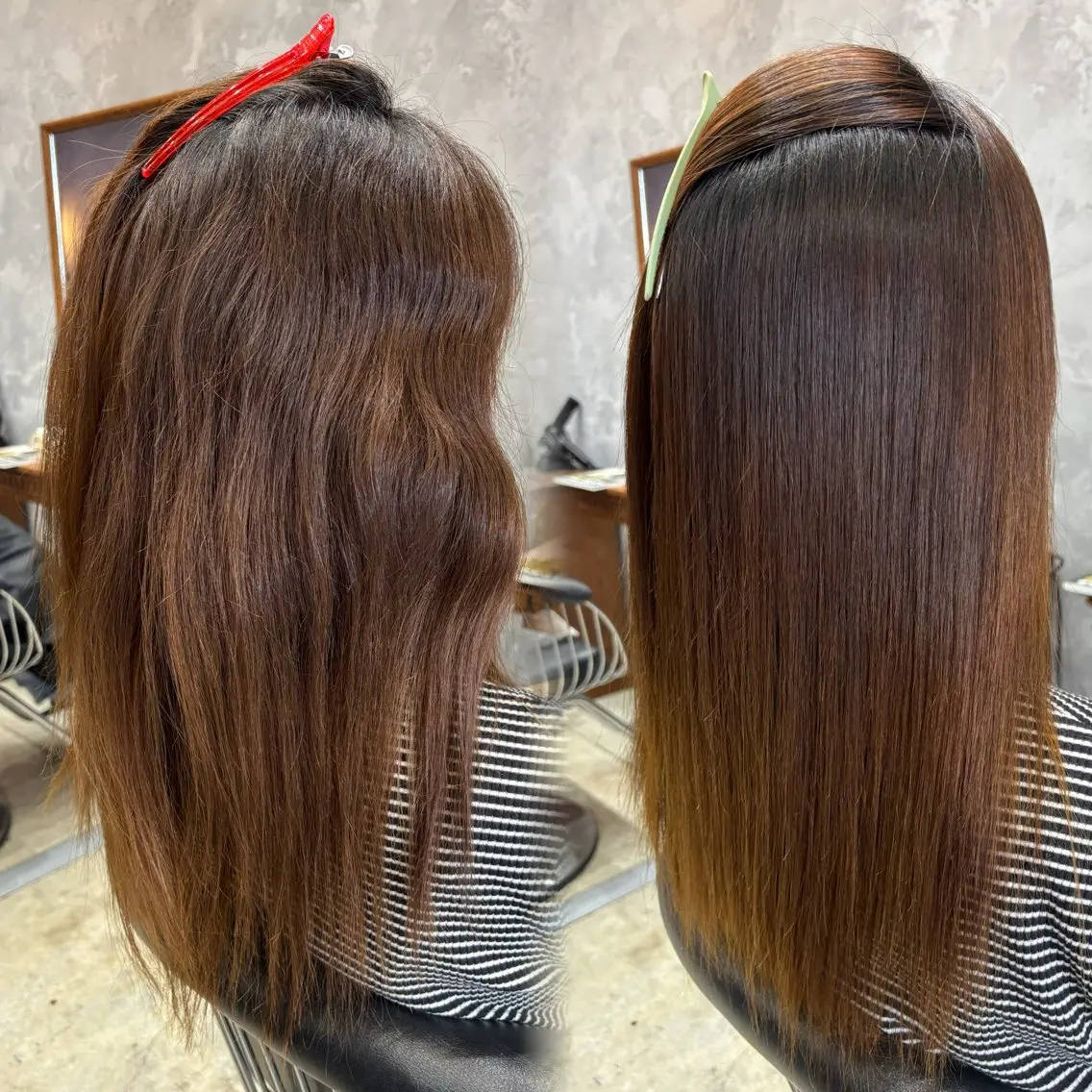 【5月限定価格🌟】美髪縮毛矯正+似合わせカット+髪質改善トリートメント✨の写真