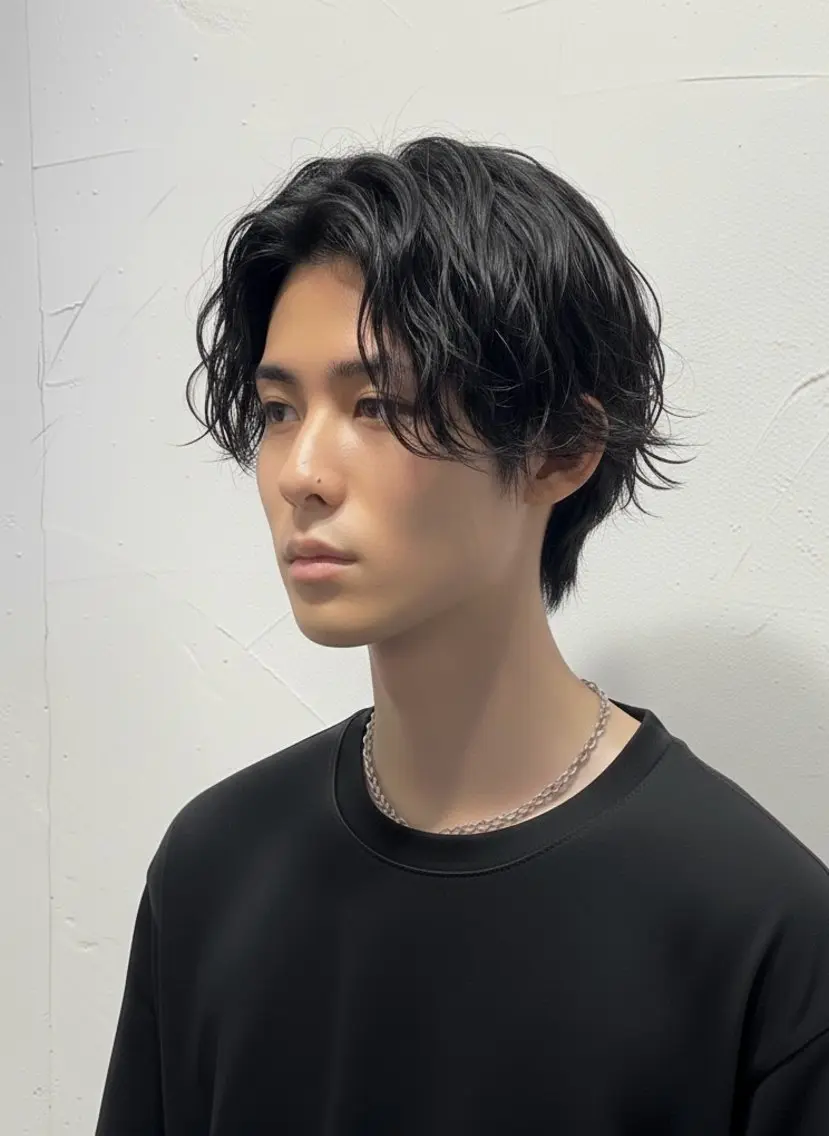 ショート パーマ メンズ カット パーマ トリートメント メンズの悩み解決専門 柏パーマ職人/曽我尾のヘアスタイル