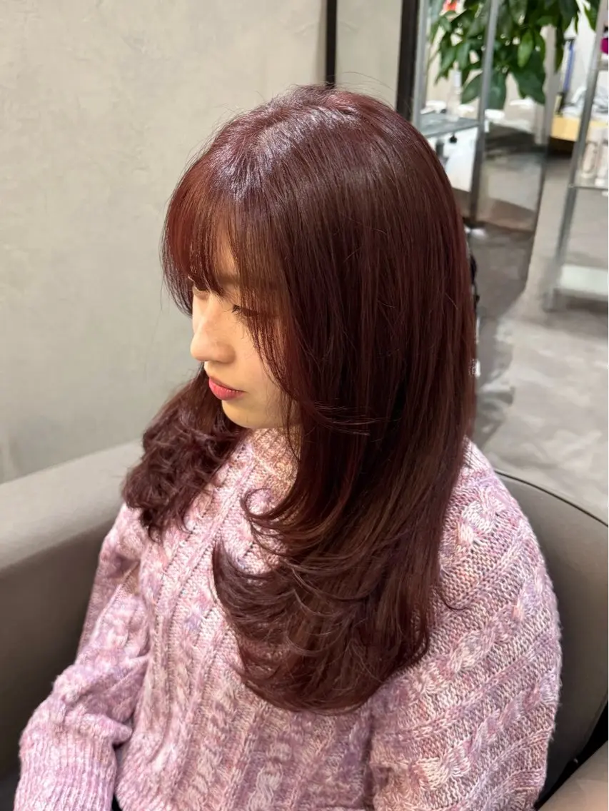 ロング カラー カット ヘアカラー トリートメント ハイトーン/外国人風 カラー/メンズパーマのヘアスタイル