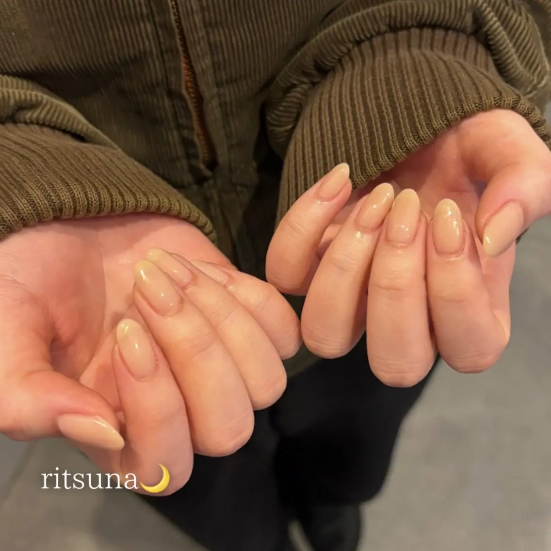 ネイル ハンドネイル ritsuna🌙 nail 堺筋本町のネイルデザイン