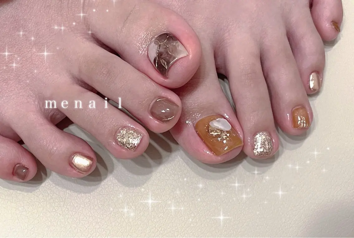 ネイル ハンドネイル フットネイル ＃ ｍｅのネイルデザイン