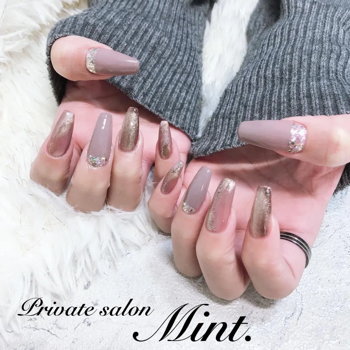 ロング ネイル ジェルネイル スカルプネイル Mint. nailのネイルデザイン